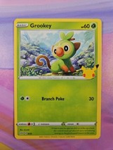 Pokemon TCG McDonalds 25th Anniversary | Grookey 8/25 - $1.35 CAD