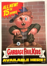 Mint Vtg 1988 Topps Garbage Pail Kids Series 15 15th Gpk OS15 Box Promo Poster - £133.08 GBP