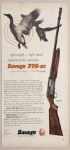 1956 Print Ad Savage 775-SC Automatic 12 or 16 Gauge Shotguns Chicopee Falls,MA - £14.77 GBP