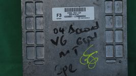 04 Honda Accord v6 MT ECU ECM Eng Control Module & Ignition Switch 37820-RCA-L24 image 2