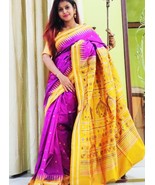 Sambalpuri saree dolabedi style saree odiya silk with blouse piece weddi... - $546.14 CAD