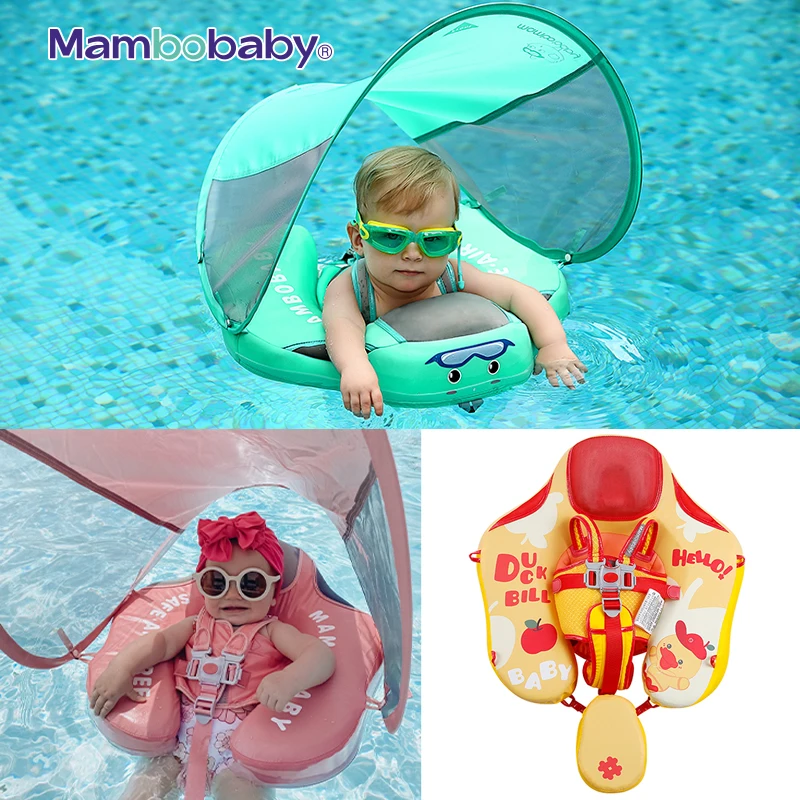 Mambobaby float VIP 1 Dropshipping Non-Inflatable Baby Float with Canopy  Waist - £59.89 GBP+