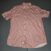 Marine Layer Button-Up Resort Shirt Mens Small Palm Tree Print Aop Short Sleeve - $32.01