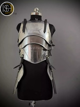 Medieval Knight Armor female Chest &amp; Tesset SCA Cosplay LARP Armor - $227.70