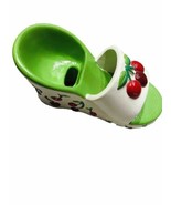 Ceramic Vintage Style Cherry sandal Flower Vase 3x6 Inches - $31.88