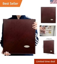 Classic Waterproof Self-Adhesive Photo Album - Handmade Leather Family K... - $39.00