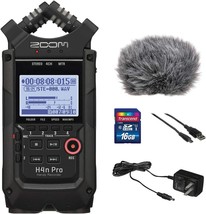 With The Zoom Ad-14 Ac Adapter, Windbuster, 16Gb Memory Card, And Usb Cable - $245.92