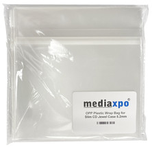 OPP Plastic Wrap Bag for Slim CD Jewel Case 5.2mm - $11.74+