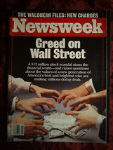 Newsweek May 26 1986 Wall Street Michael Deaver Kurt Waldheim Genetic Gmo - £5.16 GBP