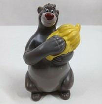 Vintage 1997 Jungle Book Baloo the Bear Candy Containers 4&quot; McDonald&#39;s Toy - $3.95