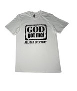 Unisex Cotton God Got Me Design, Christian Shirts, Faith T-Shirt, Well R... - $19.99