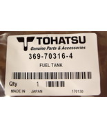 TOHATSU NISSAN 5 HP 2-STROKE INTEGRATED FUEL TANK P/N 369-70316-4  - $77.96