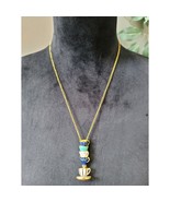 Women&#39;s Stackable Teacup Pendant Necklace with Gold Chain and Lobster Clasp - $549.09 MXN