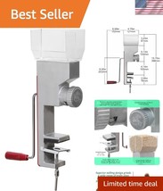 Versatile Grain Mill with Durable Metal Burrs - Versatile &amp; Efficient Gr... - $152.99