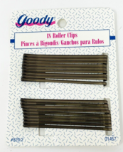 Vintage Goody 18 Hair Roller Clips Pins Fasteners - £17.42 GBP