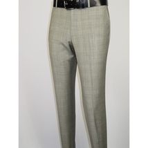 Men Suit BERLUSCONI Turkey Italian Wool 180's Glenn Plaid K167-06 Black White image 13