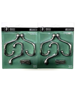 2 Three Packs Liberty Heavy Duty Coat And Hat Hook Matte Nickel - $46.63 CAD