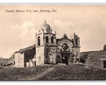 El Carmelo Missione Monterey Ca California Unp Non Usato Udb Cartolina U16 - $5.08