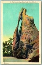 The Needle&#39;s Eye Black Hills South Dakota SD UNP Linen Postcard H11 - £2.28 GBP