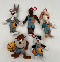 5 Space Jam Legacy Plush LeBron James Keychain Backpack Clip Lola Bugs Taz - £22.41 GBP