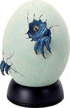 Off White and Light Green Colored Blue Baby Dinosaur Egg Hatchling - £24.76 GBP