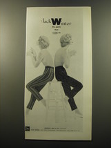 1959 Jack Winter Pants Advertisement - Jack Winter the pants that really fit - £14.62 GBP