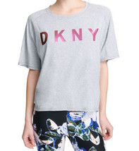 DKNY Womens Activewear Sport Sleeveless Relaxed Logo T-Shirt Large - £35.55 GBP