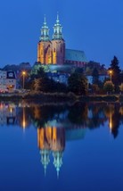 Art Gniezno Cathedral, Gniezno, Poland. Oil Painting Giclee Print Canvas - £7.56 GBP+