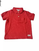 Janie and Jack Boy Best In Snow Red Polo Button up T Shirt Top dog patch - $19.99