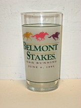 1992 - 124th Belmont Stakes glass in MINT Condition - £11.96 GBP