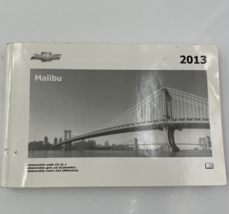 2013 Chevrolet Malibu Owners Manual Handbook OEM P03B21007 - £21.22 GBP