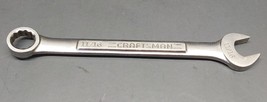 Vtg Pre Owned Craftsman Combo Open/Box End Wrench 11/16 SAE 12 Point VA 44698 - £5.51 GBP