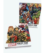 Marvel, Year by Year, A Visual History, Updated and Expanded with 2 Posters - $1,018.68 MXN