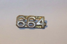 WWI US ARMY 664TH REGIMENT COLLAR BADGE OR POLICE PIN - $9.89