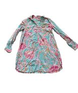 Lilly Pulitzer Captiva Tunic Jellies Be Jammin Long Sleeve Top Size XS V... - $38.64 CAD