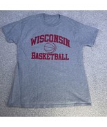 University Of Wisconsin UW Badgers Basketball T-Shirt Men Small T Shirt - £11.87 GBP