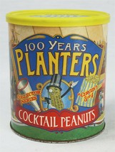 VINTAGE 2007 Planters Nuts Cocktail Mr Peanut 100 Years Circus Empty Can - $14.84