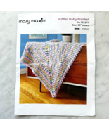 Mary Maxim Ruffles Baby Blanket Kit-Baby&#39;s Best Yarn+Pattern 40&quot; Square-... - $53.25 CAD