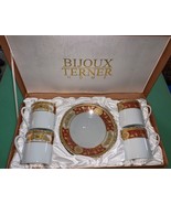 Bijoux Terner Demi Toss Cups and Saucers (QTY 4) with Case - $40.76 CAD