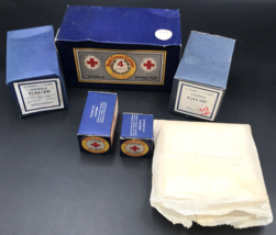 Lot of Six (6) Vintage NOS Johnson &amp; Johnson Red Cross Bandages 1940s-50s - £18.45 GBP