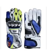 Suzuki GSX MotoGP Motorbike Racing Leather Gloves. ALL SIZES AVAILABLE - $69.00