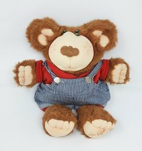 Vintage Furskins Bubba Bear In Overalls Xavier Roberts Stuffed Animal Plush Toy - $37.05