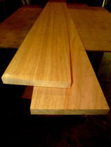 2 Pieces Long Kiln Dried 4/4 Fas Finished S4S Cherry Lumber Wood 46 X 6 X 3/4&quot; - £50.22 GBP