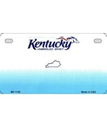 Kentucky State Background Metal Novelty Motorcycle License Plate - £15.14 GBP