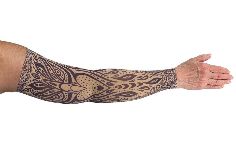 ATHENA Compression Sleeve by LYMPHEDIVAS, Gauntlet Option, ANY SIZE &amp; LE... - $162.00