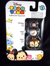 Disney Tsum Tsum 3 pack Series 2 Chip Olaf Mickey #22 - £6.37 GBP