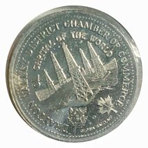 1980 Drayton Valley Alberta 75th Oil Rigs Trade Dollar $1 Token AB#CL14 - $5.92 CAD