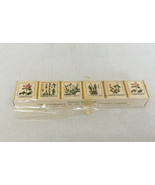 Vintage English bath cube set the fragrance of a country flower  garden  - $19.75