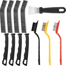 Crevice Cleaning Brush 8 Pcs Multifunctional Cleaning Brush Tools Hard Bristle C - £16.83 GBP