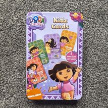 2009 Dora the Explorer Nickelodeon EMPTY Tin Box 7”x5”x2” No Cards Tin Only - $4.95